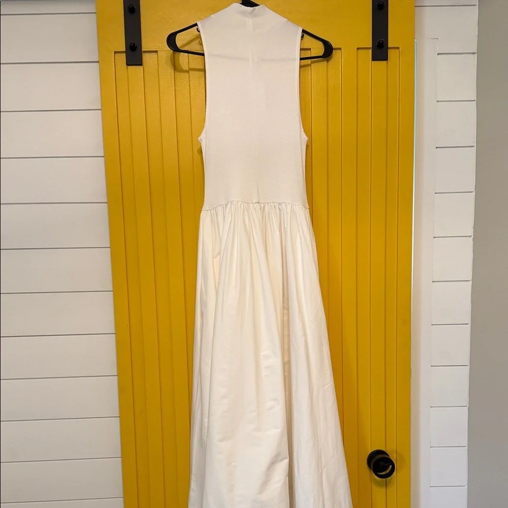 Reformation White Sleeveless High-Neck Maxi Dress - Picture 3 of 6